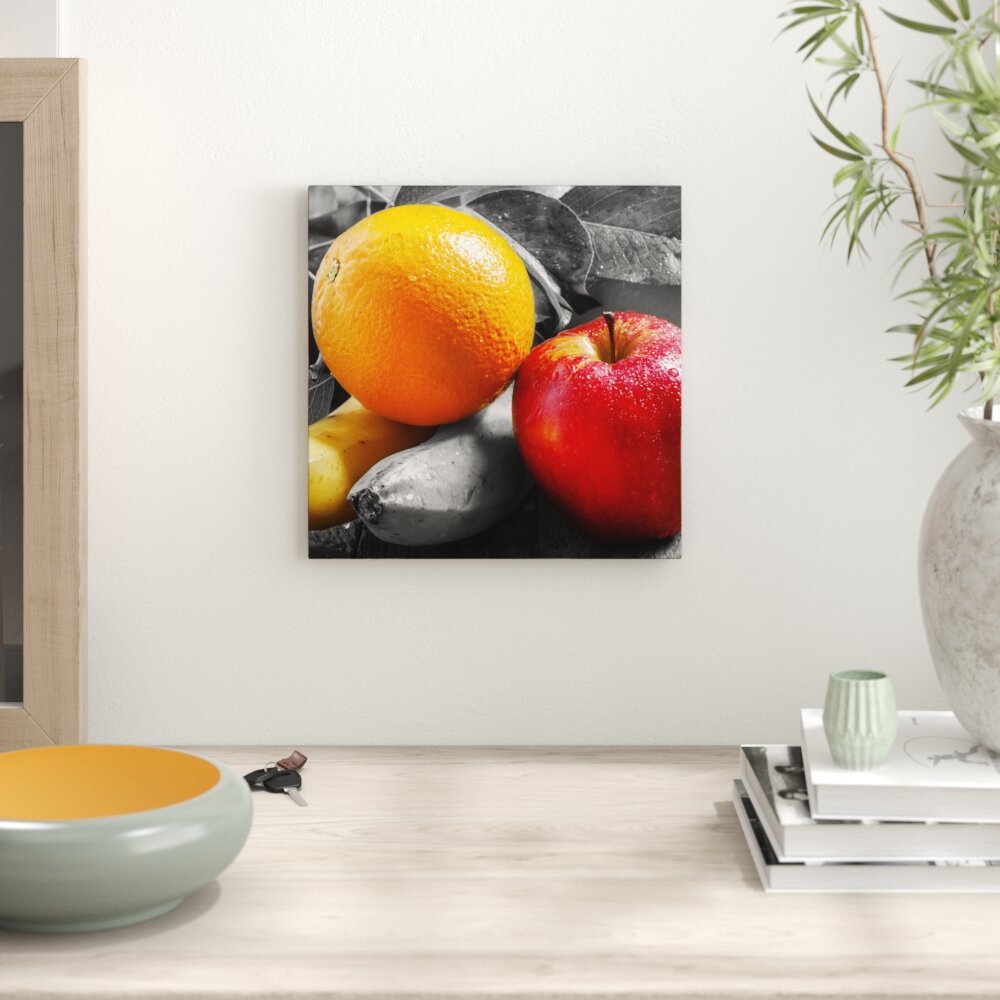 Leinwandbild Apfel Banane Orange und Co.