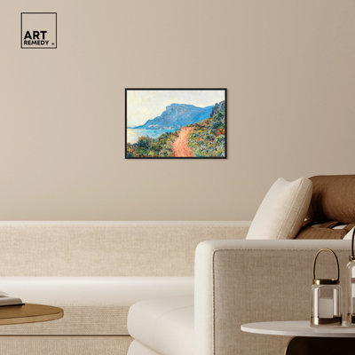 Monet La Corniche Near Monaco Wall Art by Art Remedy
