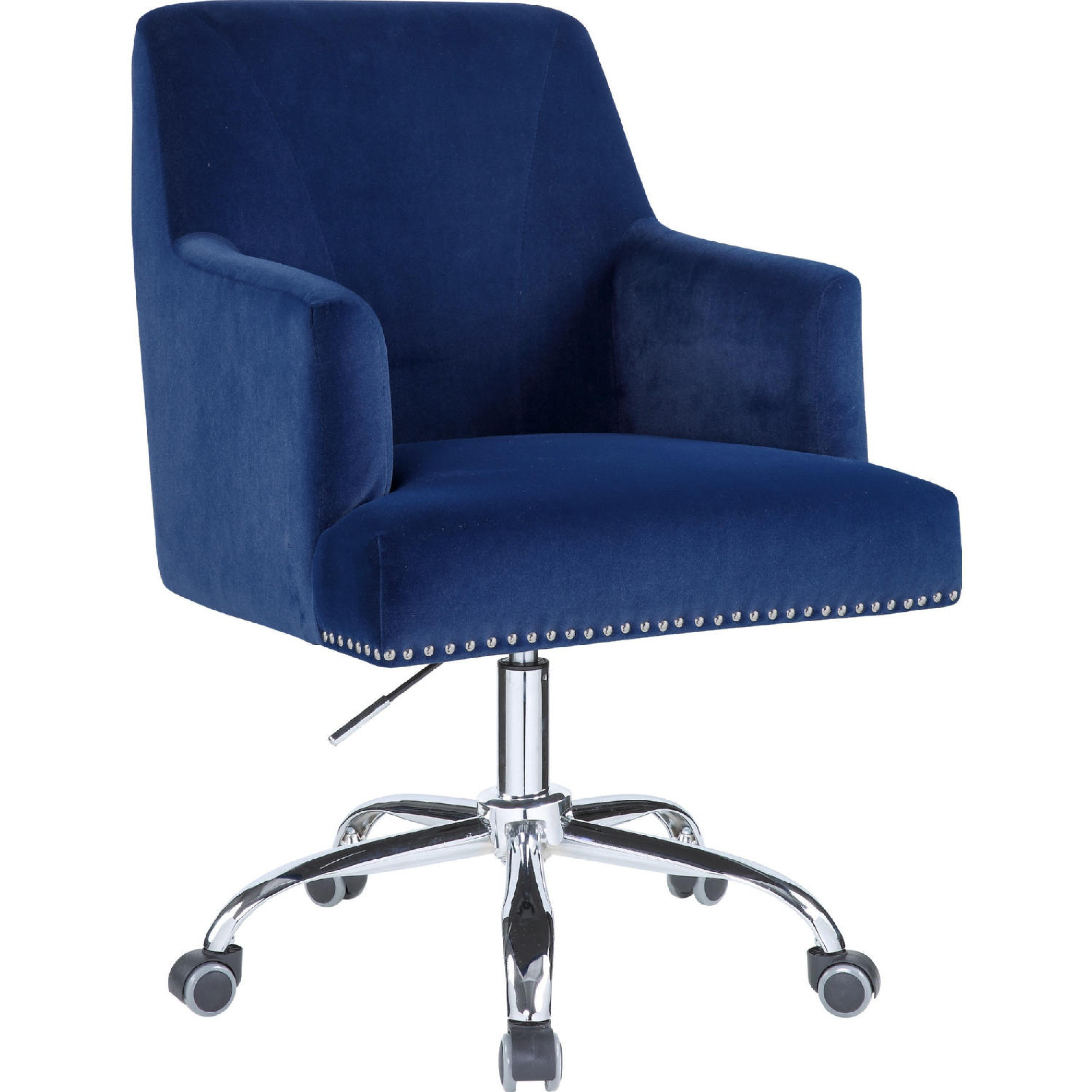 Everly Quinn Velvet Task Chair Wayfair