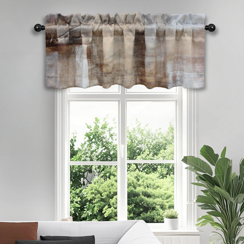 Cantonnière Alizandra, Beige-brun