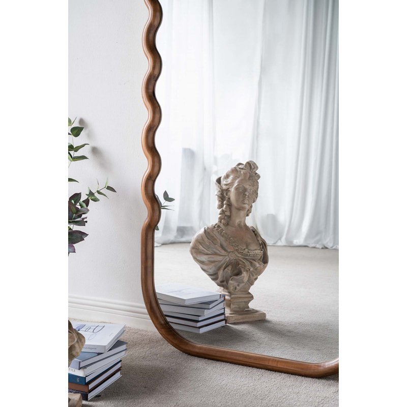 Miroir surdimensionné en bois 31,4 x 1,4 x 74 po