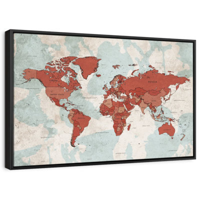 Carte du monde Keimar
