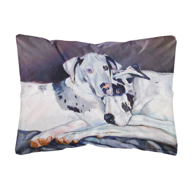 Coussin décoratif intérieur/extérieur rectangulaire
