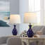 Ensemble de 2 lampes de table en céramique 19 po pour table de chevet, chambre à coucher, salon et interrupteur à bascule 19 po-419821391