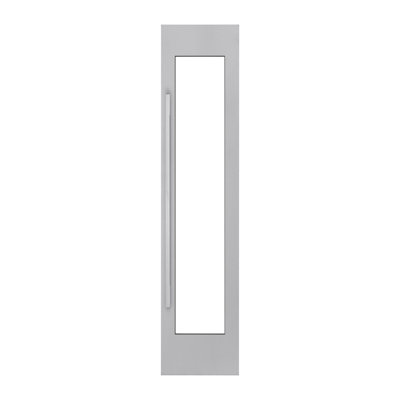Wine Column Transitional, Satin STS Kit (1 Handle, 1 Panel, Toe Kick), Right Hinge