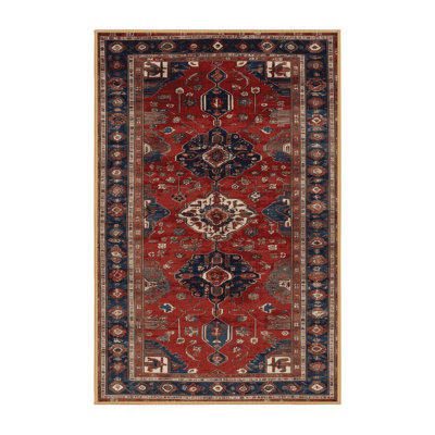 Machine Washable Turkish Brown Area Rug