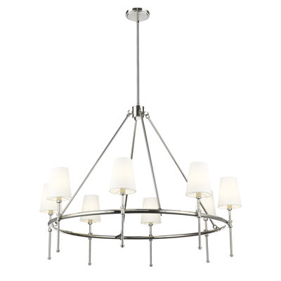Heise 40" Wide 8-Light Chandelier -