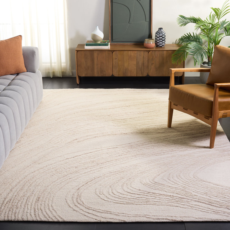 Tapis ivoire / beige Bradfield 551, Rectangle 8 pi x 10 pi