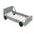 Skylon Twin Size Car-Shaped Platform Bed with Wheels-914298030
