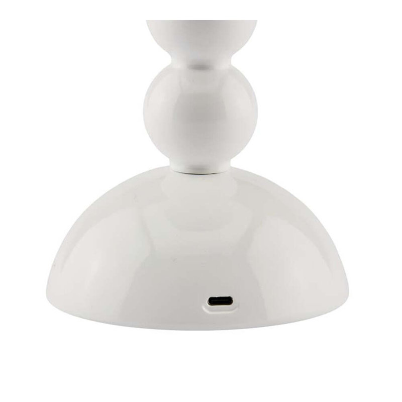 Bobbin LED Table Lamp, White