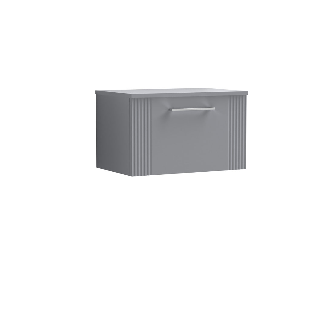 Deco 605cm Single Bathroom Vanity Base Only in Blue