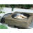 Wood Grain Design Outdoor Wooden Fuel Pit