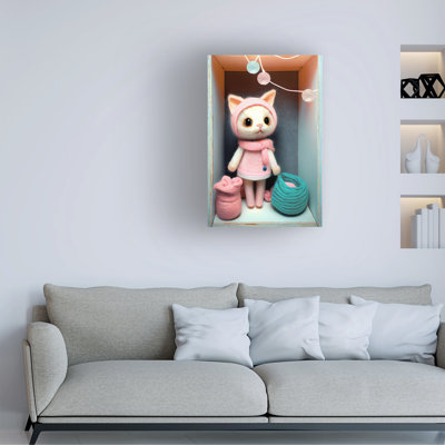 Art sur toile «bolle tricoté Littas II»