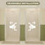 Porte de douche pivotante sans cadre de l 29 à 30 po x H 72 po, portes de verre pivotantes avec verre trempé transparent de 1/4 po (6 mm), film antidéflagrant, installation réversible, nickel brossé-129482367