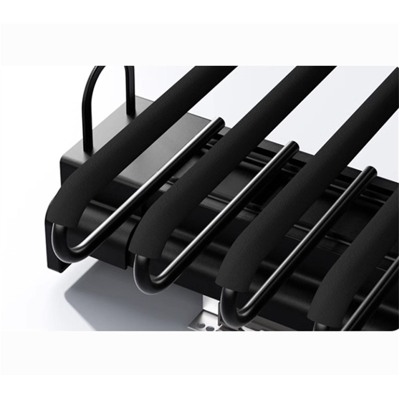 Toptrack Single-Row Pull-Out Pants Rack, 4.72" H x 14.17" W x 20" D