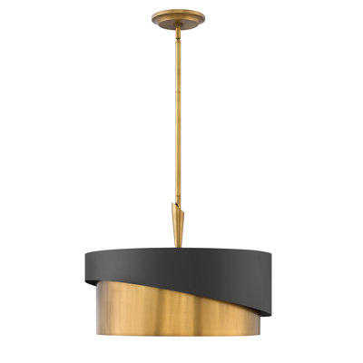 Gigi 3-Light Drum Pendant