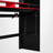 Full Size Wood Bunk Bed with height-adjustable Desk,Wardrobe,Ample Storage Space,and RGB Light, Red-970666375
