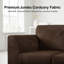 3 Seater Corduroy Sofa-1118796539