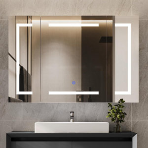 Dorla 39.4 W 23.6 H Medicine Cabinet Mirror