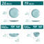 Piece Stoneware Dinnerware Set - Service for 12-1085913665