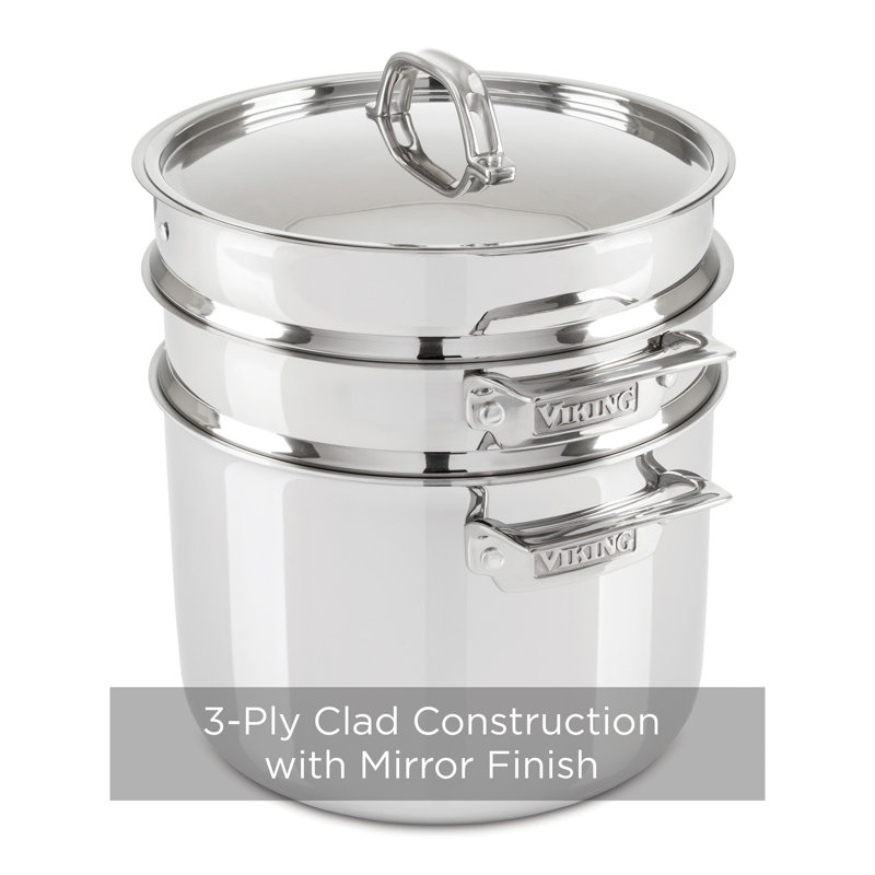 Viking 3-Ply Stainless Steel 8-Quart Multi Pot