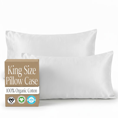 Organic Cotton Pillowcase Set - King