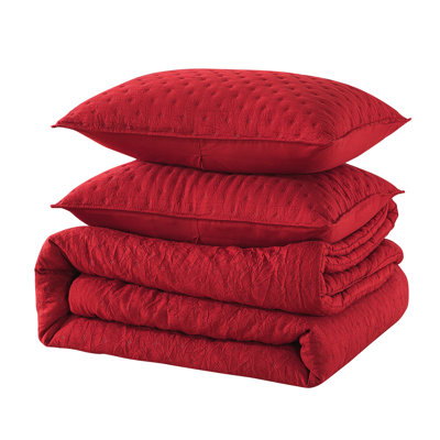 Polyester Ring Stitch Comforter Set