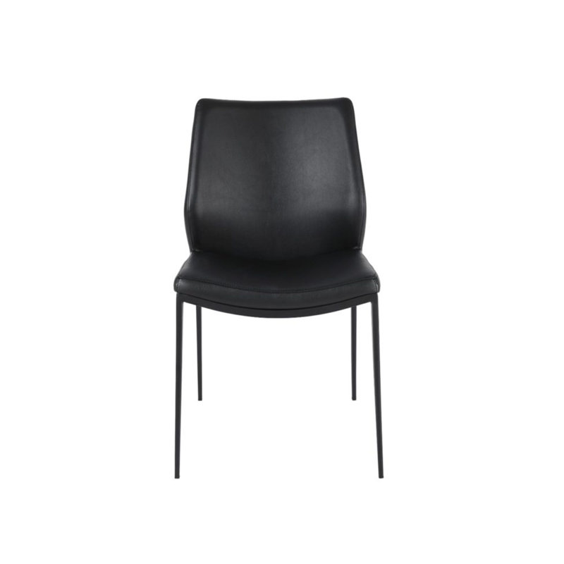 Chaise parsons Lirim, Noir