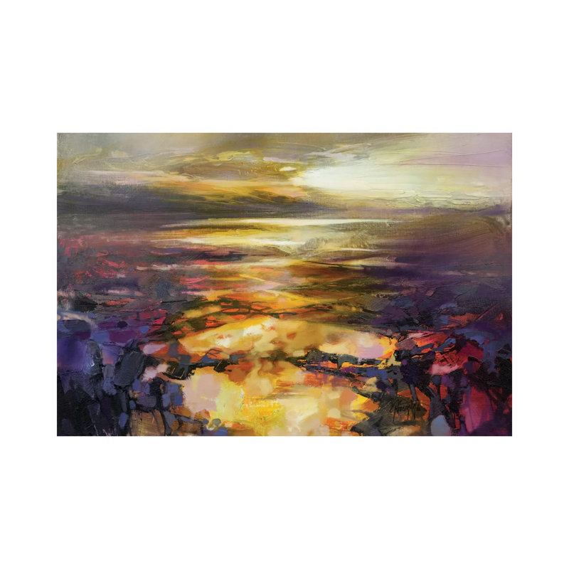 Path Of Reflections by Scott Naismith - Painting on Canvas, 30.48 cm H x 45.72 cm W, Wrapped Canvas