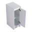 12 po, autoportant, rangement pour salle de bain, blanc brillant, porte à fermeture en douceur, contreplaqué, rangement pour petits objets moderne, grattoir simple-130530832