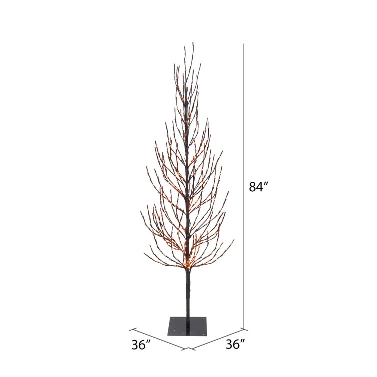 The Holiday Aisle® 84'' Lighted Trees & Branches | Wayfair