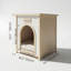 Table d'appoint en cèdre massif, design scandinave