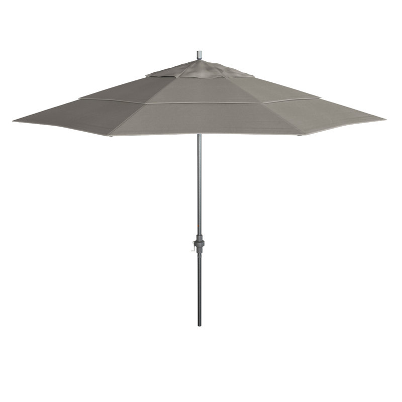 Parasol de marché 11 pi Fayean, Toile granit Sunbrella®