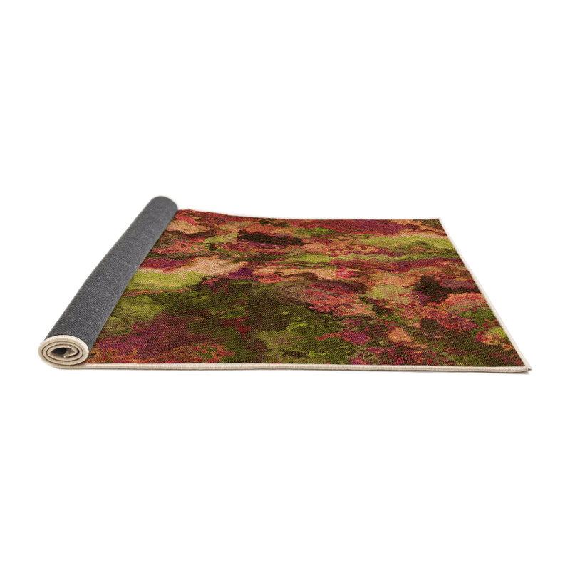 Abstract Indoor Rug, Round 4'