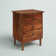 Bhuneshwar 3-Drawer Solid Wood Nightstand