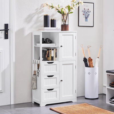 Aldegundo Freestanding Linen Cabinet
