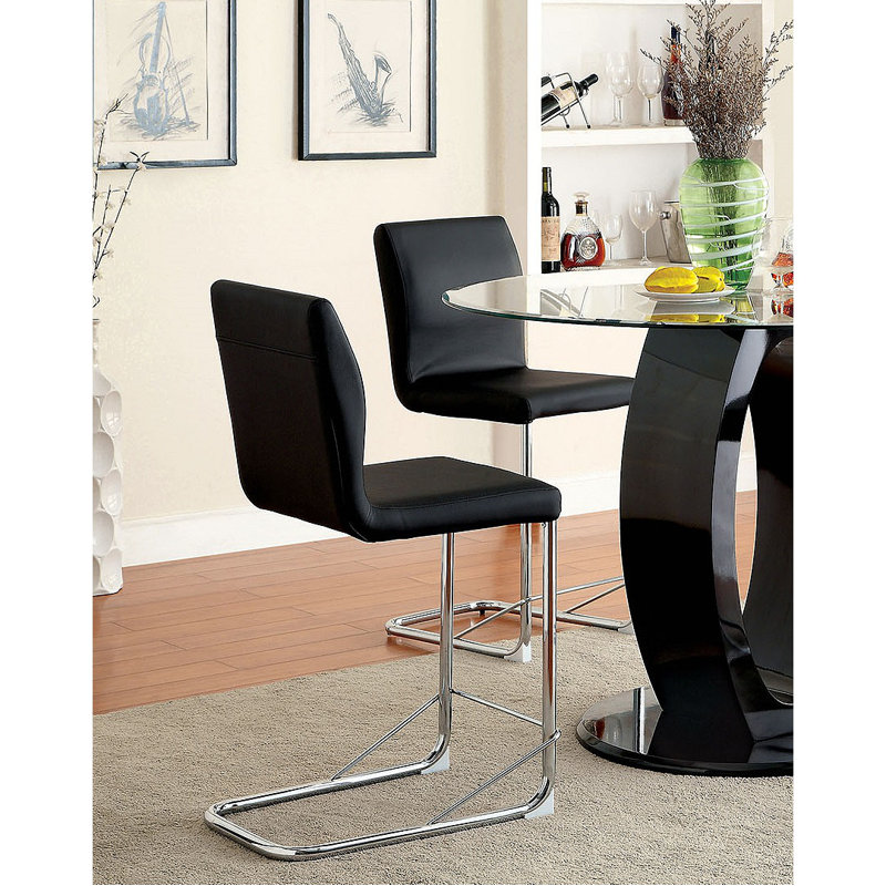 Chaise de salle à manger à hauteur de comptoir 2 pièces Modern Elegance