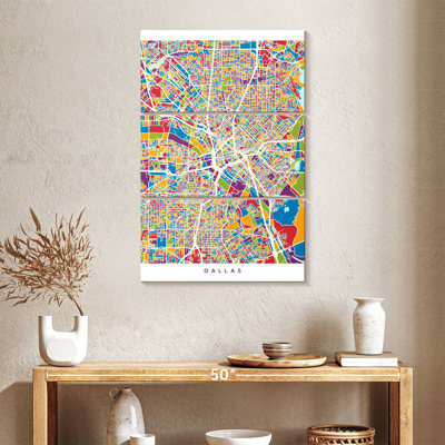 Aliaz Dallas Texas City Map IV