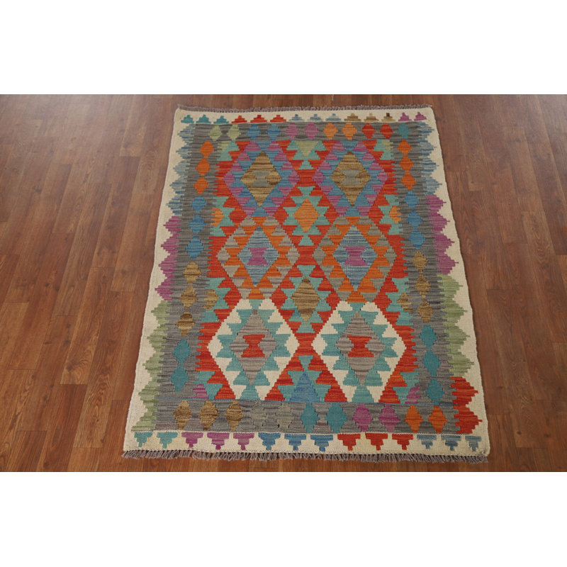 Tapis géométrique Kilim
