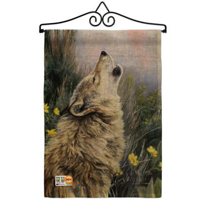 Double Sided 18.5'' H x 13'' W Polyester Animal Flag Set
