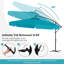 Parasol suspendu en porte-à-faux 10 pi-1865110373