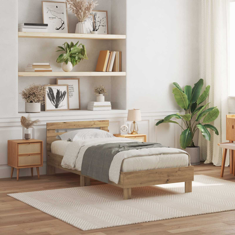 Bed Frame, Artisan Oak