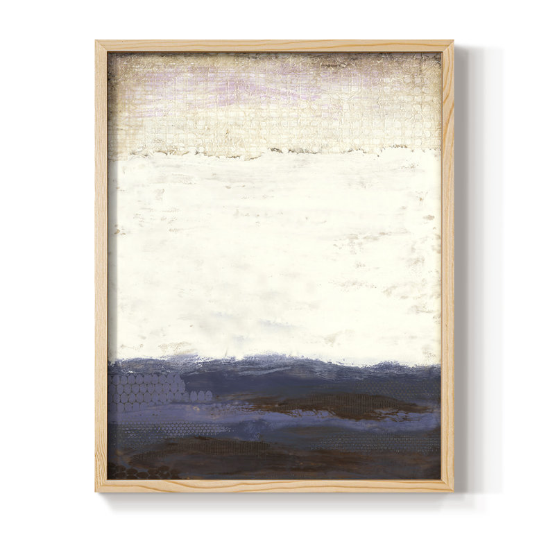 Éclat de rose V1, reproduction encadrée - bois massif, Naturel, H 21 po x l 17 po