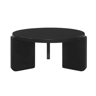 Round Wooden Coffee Table (Only Including Table)