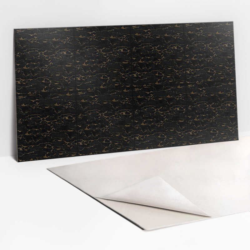 Morano 50 x 100 cm PVC Tile in Black