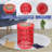 Garridan Round Metal Outdoor Side Table , 13.8'' in. W 13.8'' in. D