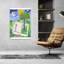 Arbre de la connaissance, hibou mystique abstrait, paysage de serpent, nature, affiche murale-345788876