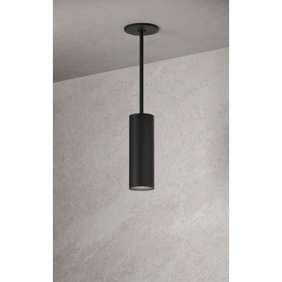 Luminaire suspendu rond 3 po, 20 W, 3000 K 90 IRC, 50 °, tige - ajustement rétro