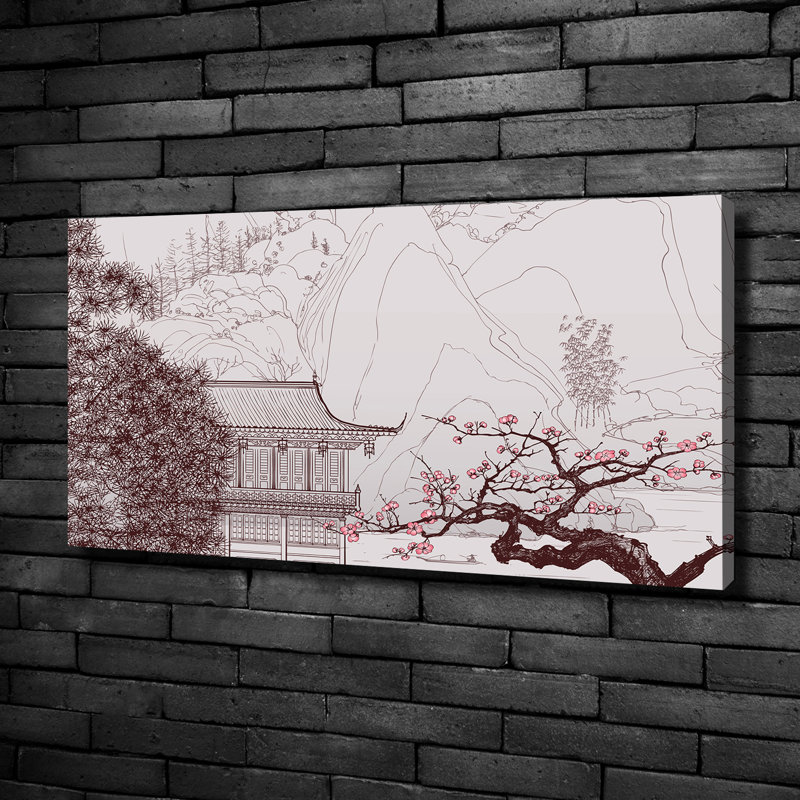 Chinese Landscape - No Frame Print on Canvas