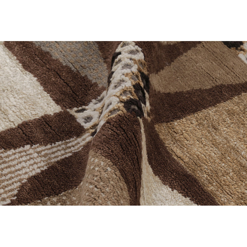 Scandinavian One-of-a-Kind 9'0X12'0 Hand Knotted Area Rug